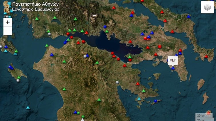 Συμμετοχή του Δήμου στο Δίκτυο Επιταχυνσιογράφων Rasmon και στο Εθνικό Σεισμολογικό Δίκτυο HUSN