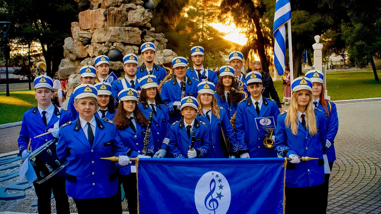 Η Δημοτική Φιλαρμονική Ξυλοκάστρου στην 200η Επέτειο για τις εορτές Εξόδου του Μεσολογγίου