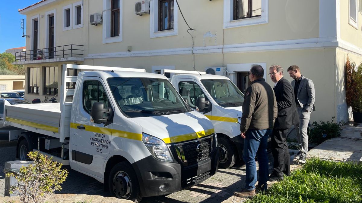 Δύο νέα φορτηγά οχήματα στην Υπηρεσία Καθαρισμού & Πρασίνου
